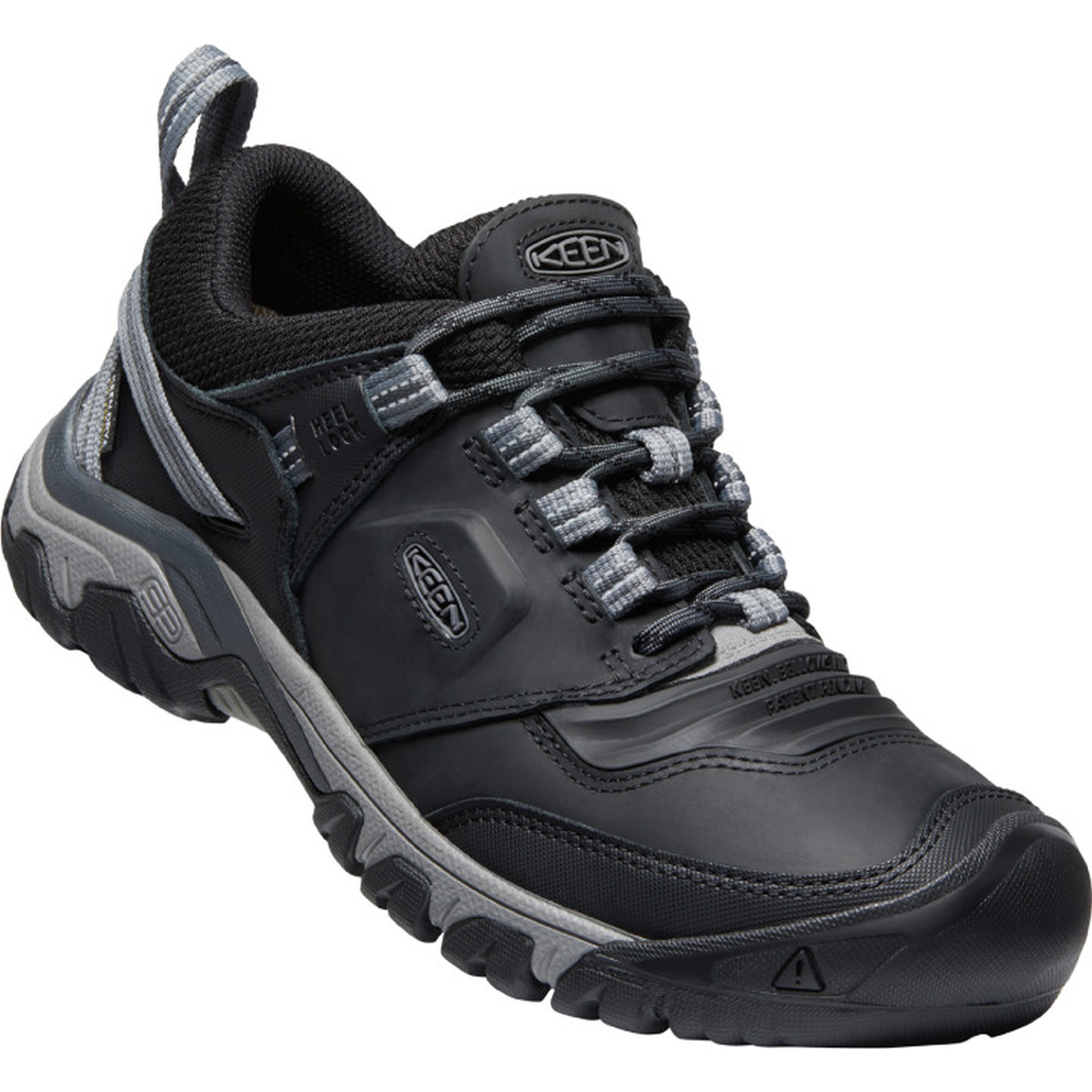 Picture of KEEN Ridge Flex Waterproof Hiking Shoes Men - Black / Magnet