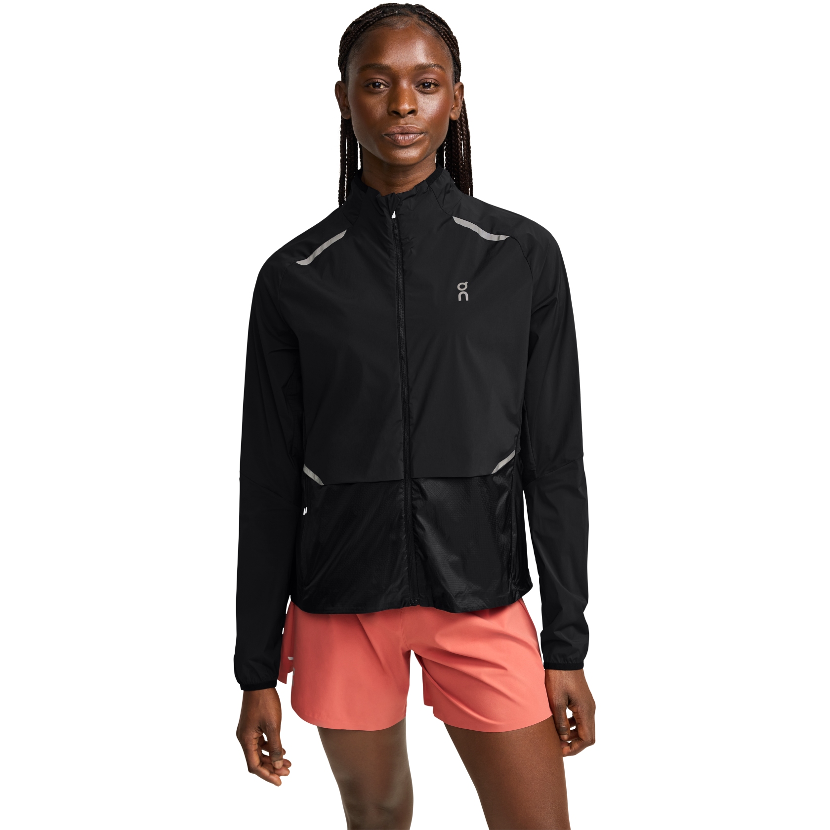 On Womens Weather Jacket - Black/Navy - Womens Clothing