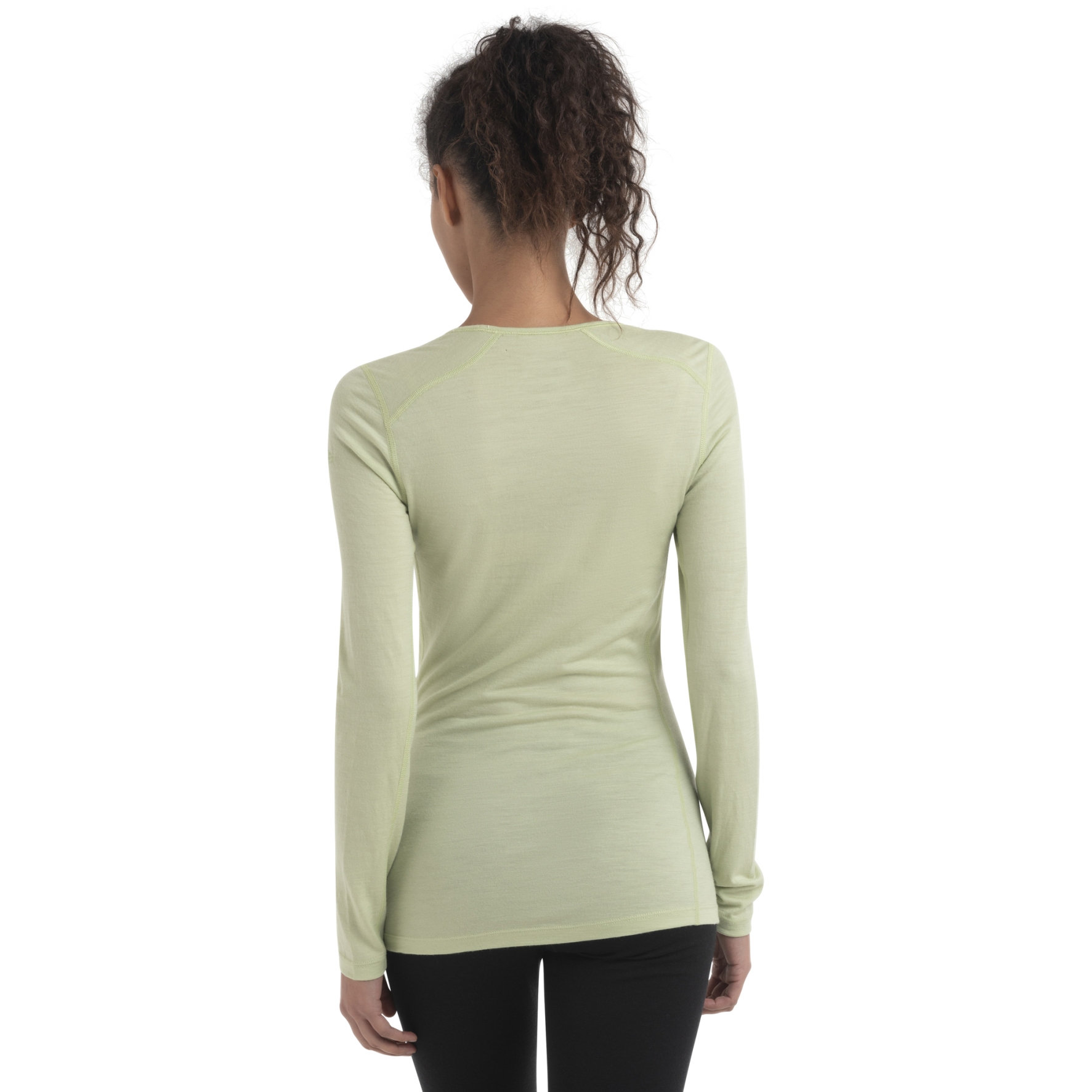 women's scoop neck thermal top