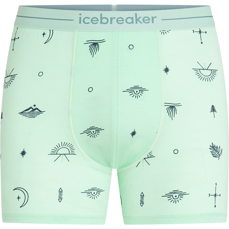 Bild von Icebreaker Merino 150 Anatomica Boxershorts Explore More Herren - Mint