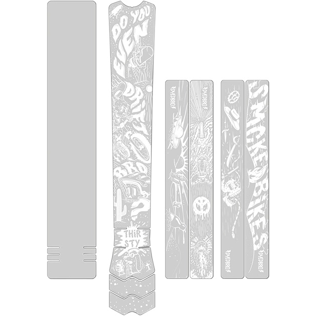 Produktbild von DYEDBRO Rahmenschutz Kit Fluor - white gloss