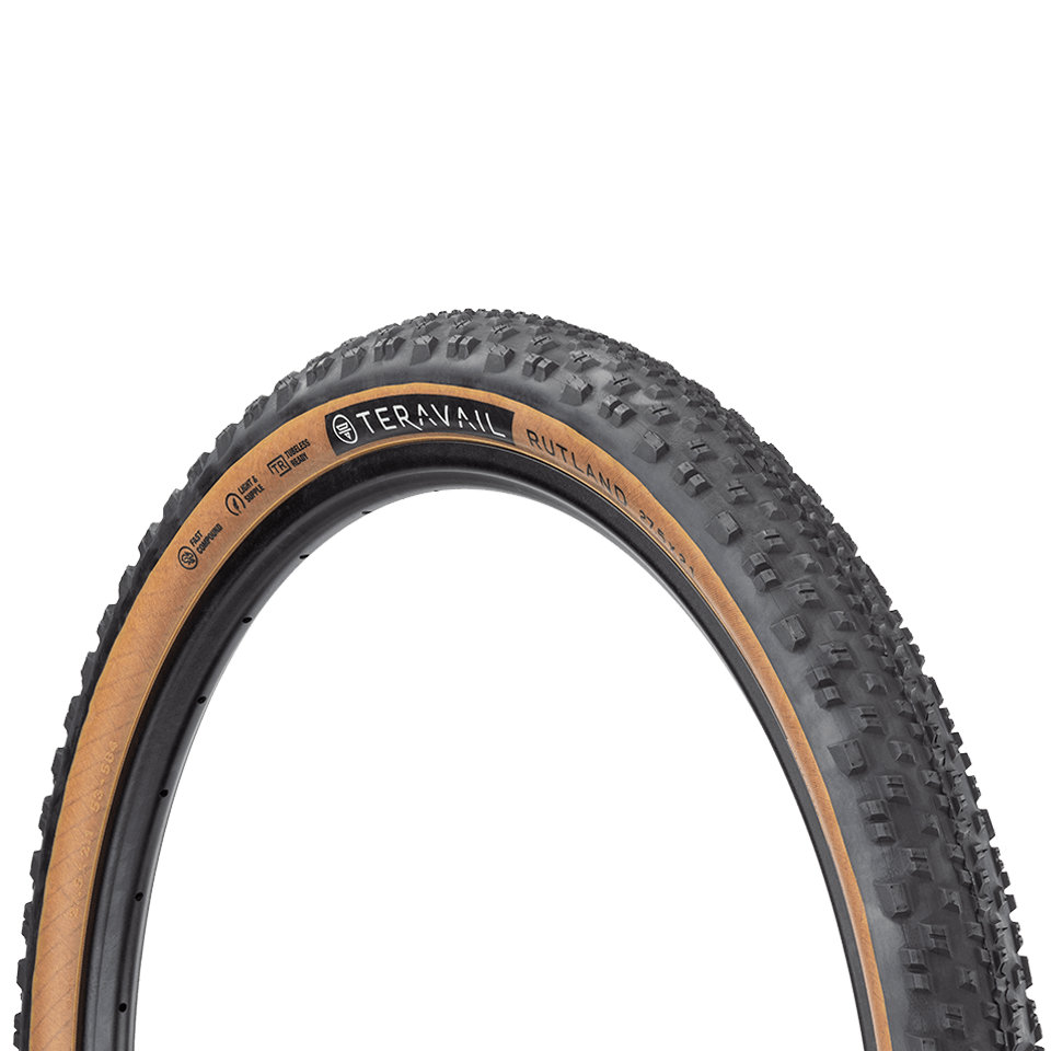 Productfoto van Teravail Rutland Folding Tire - Durable - 27.5x2.1 Inch - black / tanwall