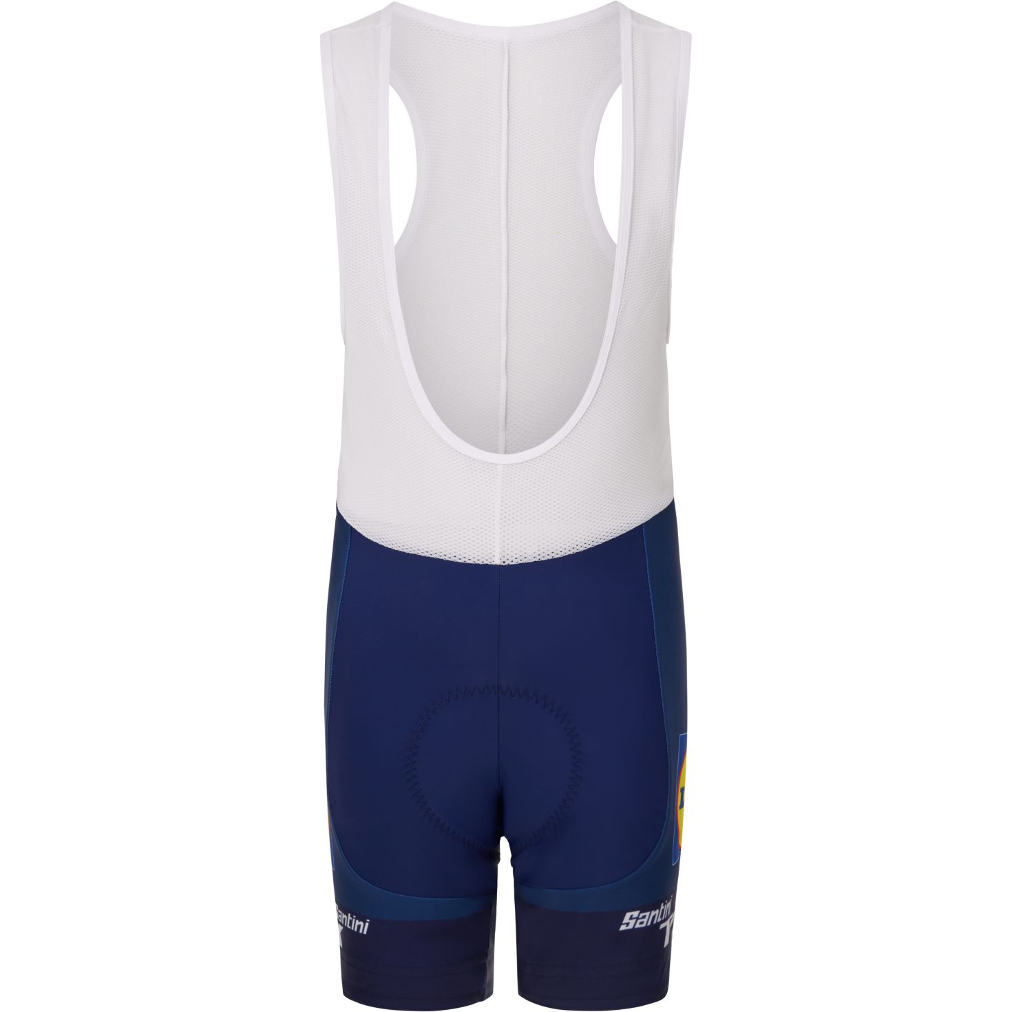 Foto de Santini Culotte Corto con Tirantes Ciclismo Niño - Team Lidl-Trek 2025 Replica RE1071KID25LT - marine MA