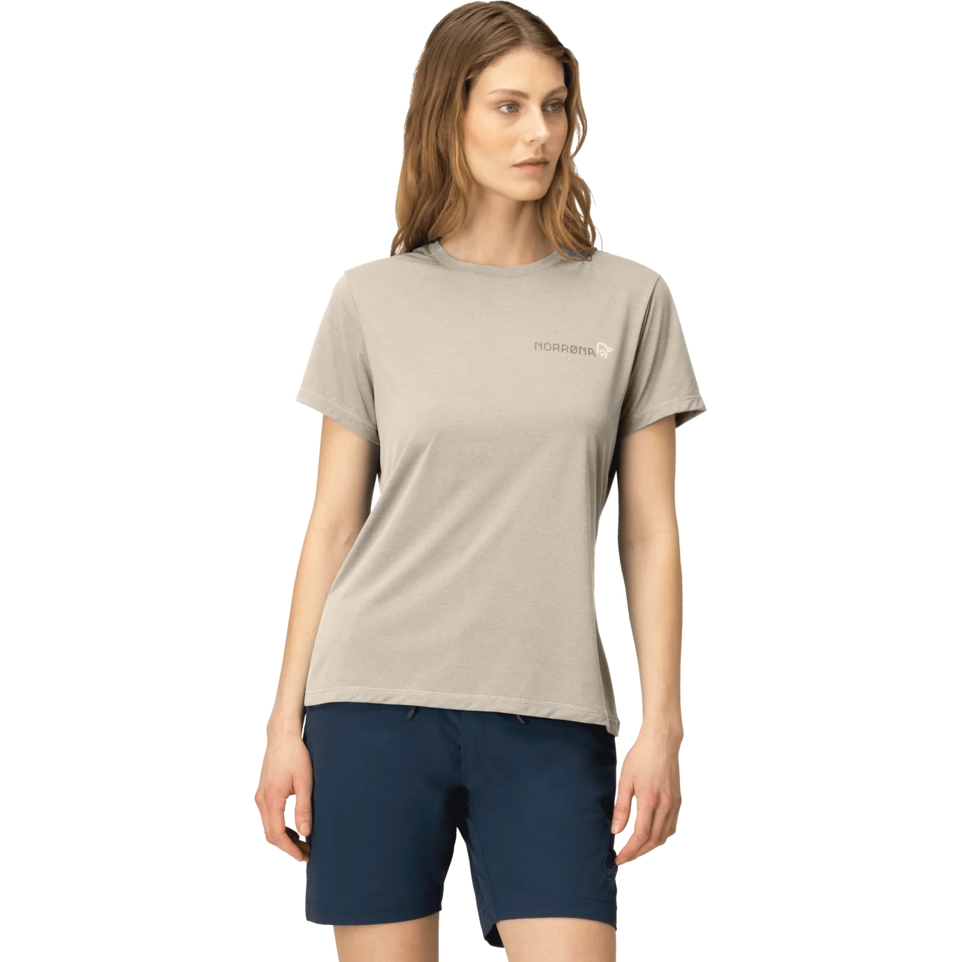 Image of Norrona femund tech T-Shirt Women - Oatmeal