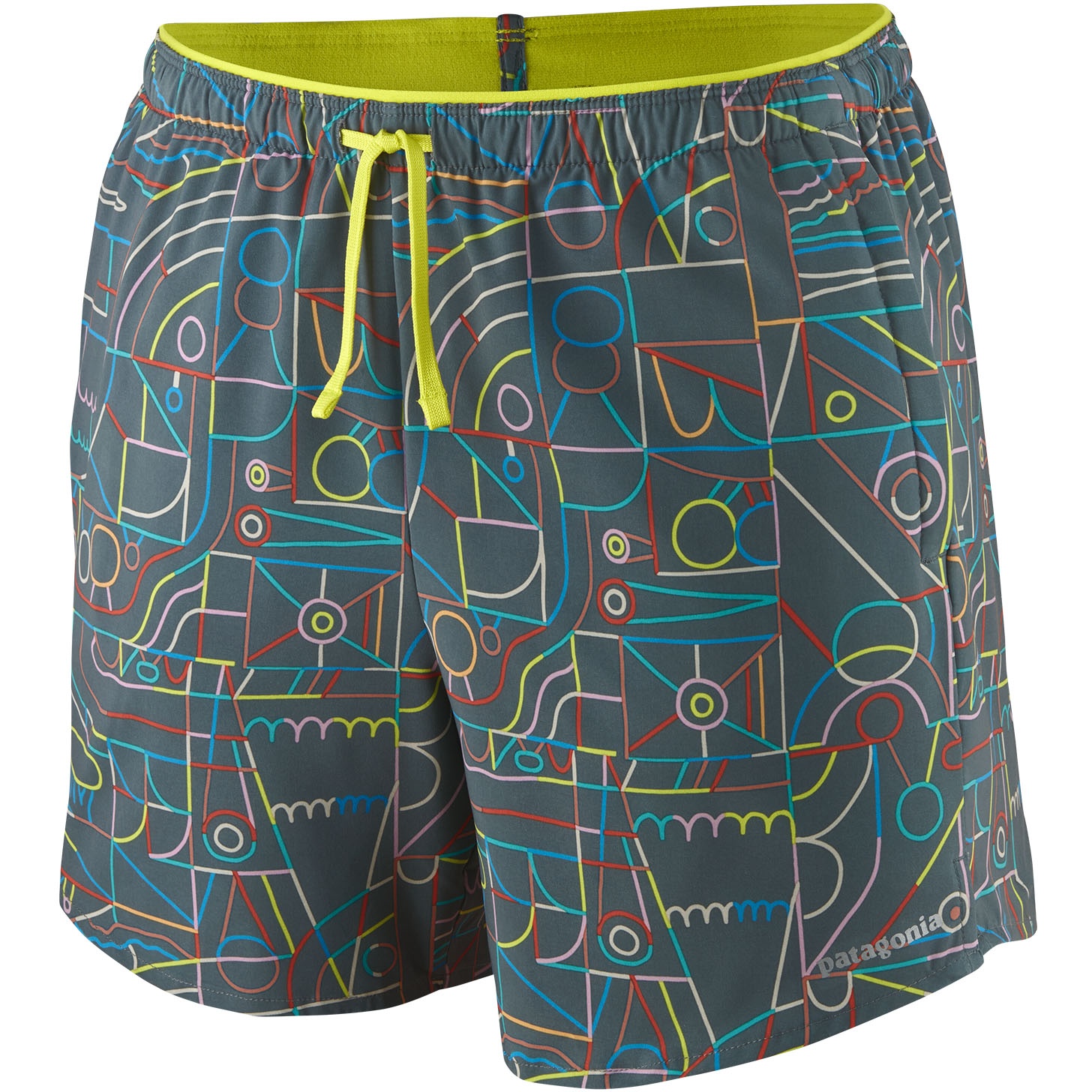 Picture of Patagonia Multi Trails Shorts 5 1/2&quot; Women - Lose Yourself Outline: Nouveau Green