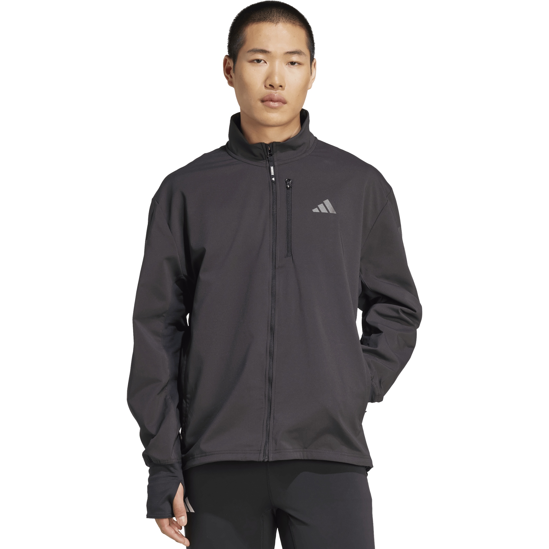 мужская утепленная куртка adidas Own the Run - черный JP3815