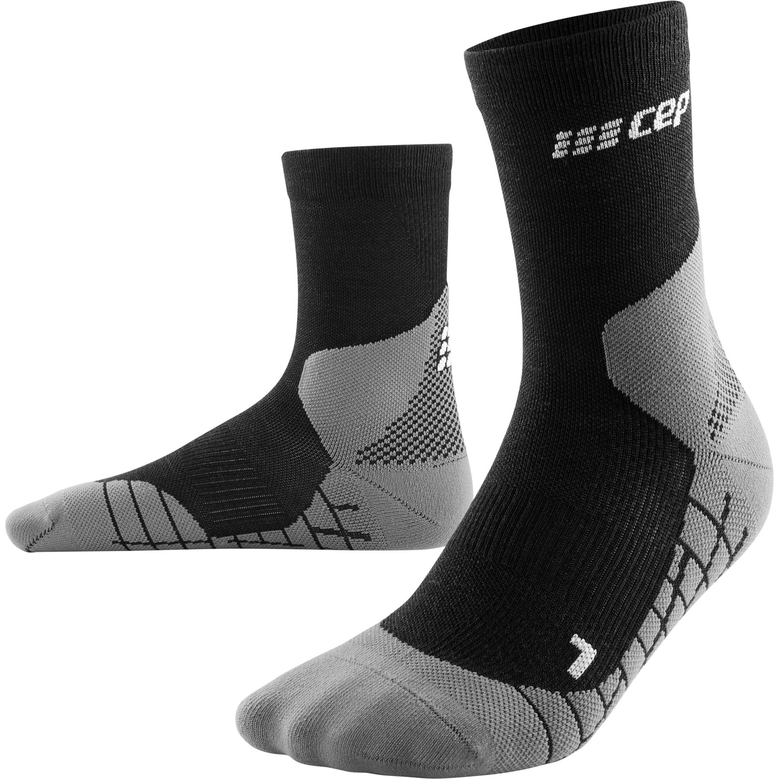 Picture of CEP Hiking Light Merino Mid Cut Compression Socks V3 Men - black