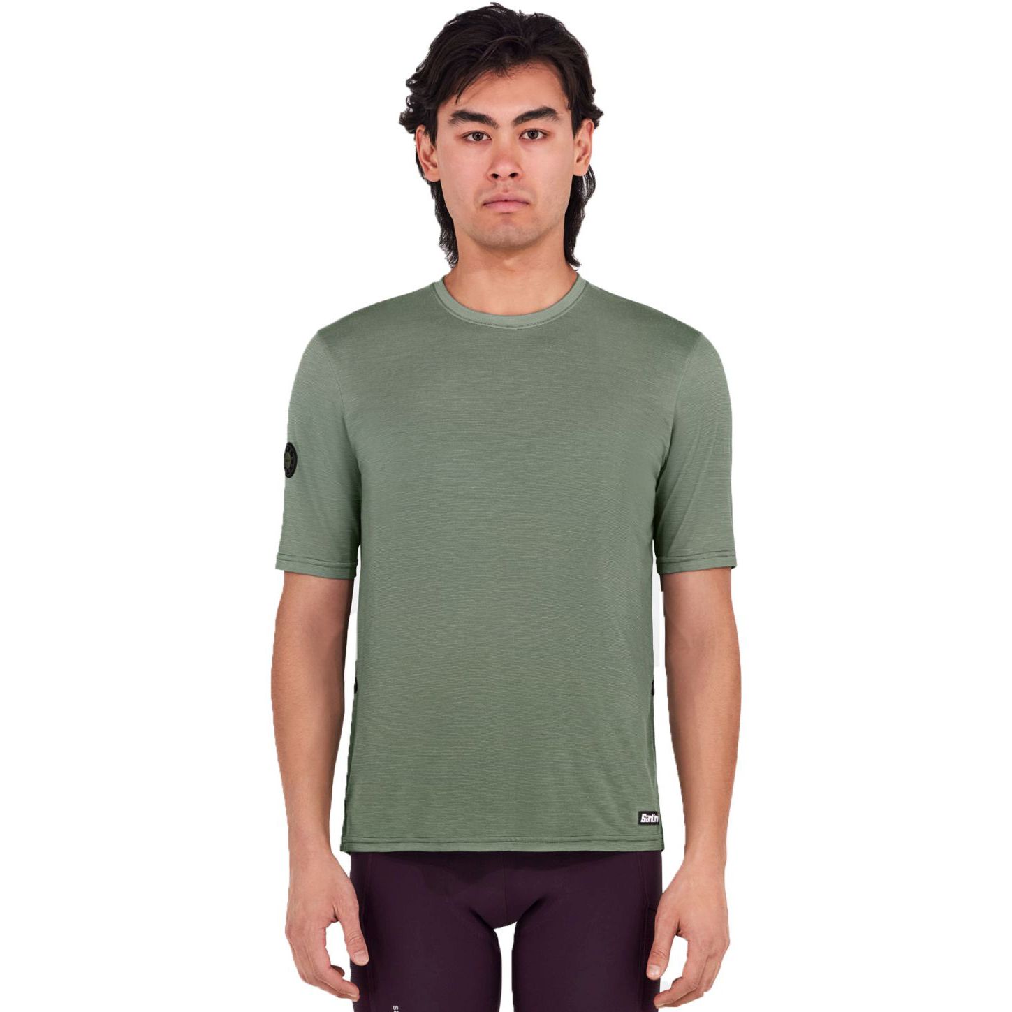 Bild von Santini Delta Line Tech T-Shirt Herren 5S499GLLDELTALINE - military green VM