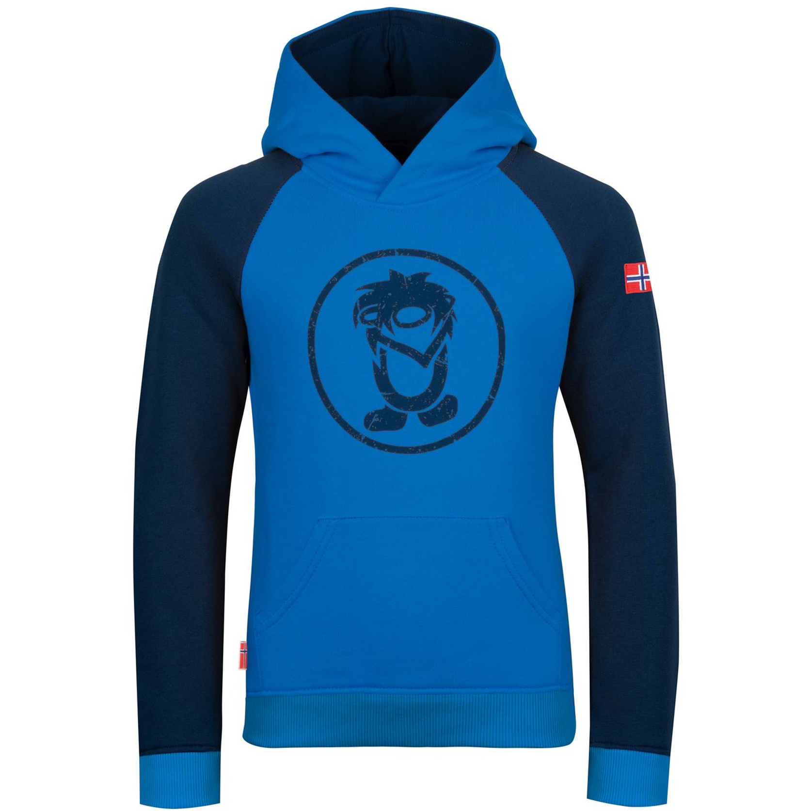 Picture of Trollkids Stavanger Kids Sweater - navy/medium blue