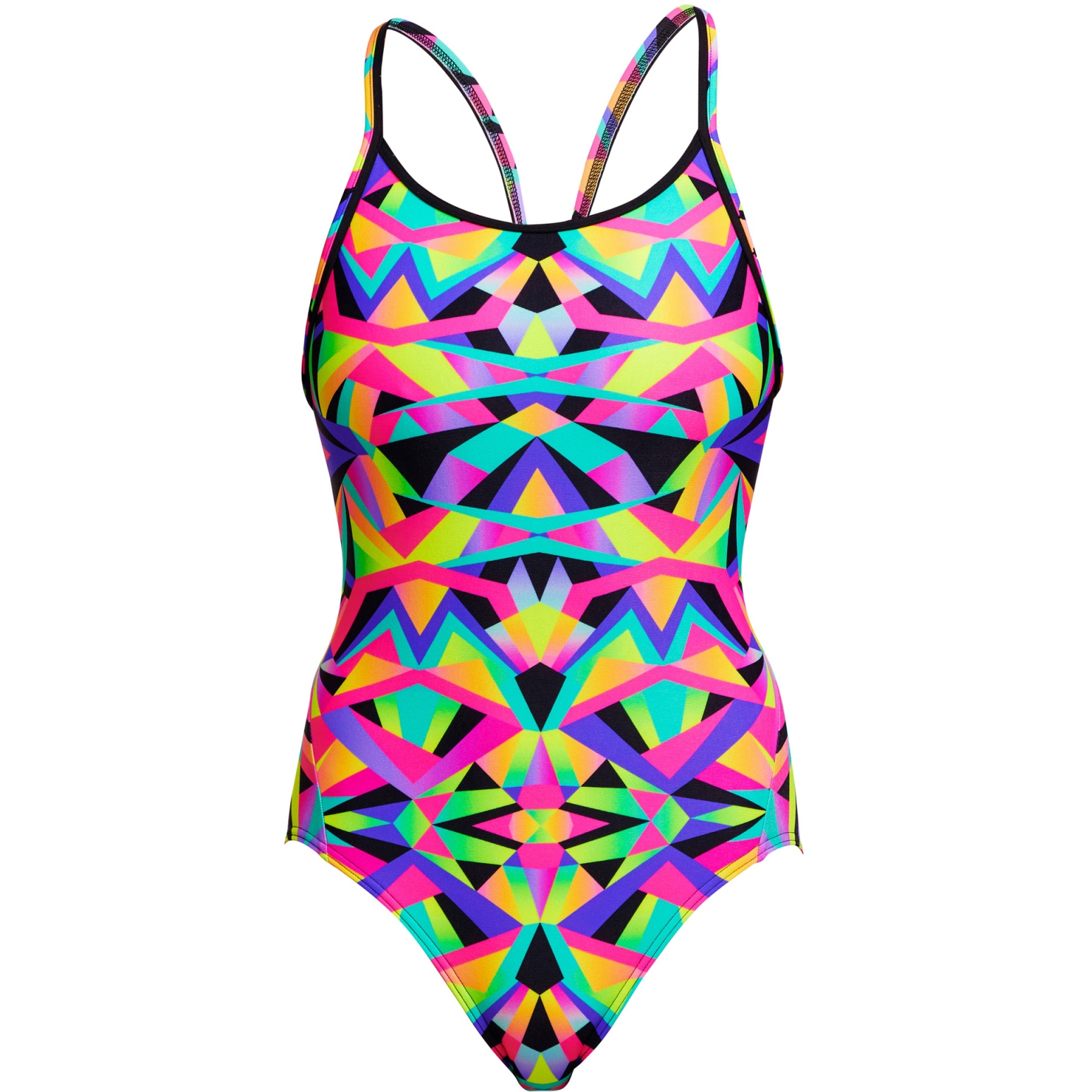 Maillot De Bain Une Pièce Funkita Pour Fille - Dos Découpé, Bretelles Renforcées - Tissu C-Infinity (rapide Séchage, Résistant Chlore) - UV 50+