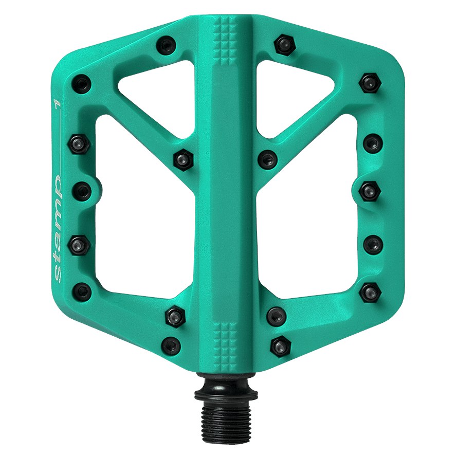 Picture of Crankbrothers Stamp 1 Small Flat Pedal - Splash Edition - turquoise