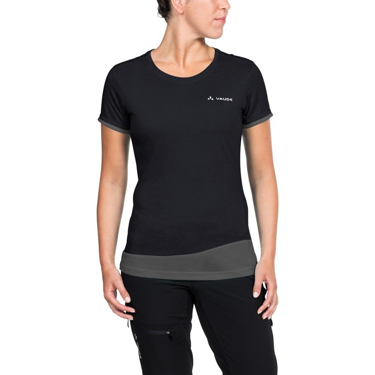 Produktbild von Vaude Sveit Damen Shirt - schwarz uni