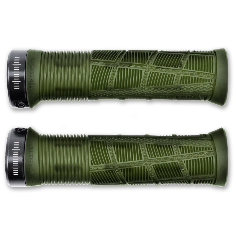 Picture of CUBE ACID Grips DISRUPT - translucent olive