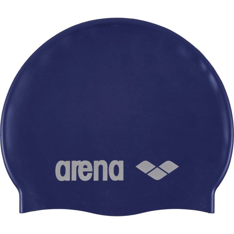 Picture of arena Classic Silicone Swim Cap - Denim/Silver