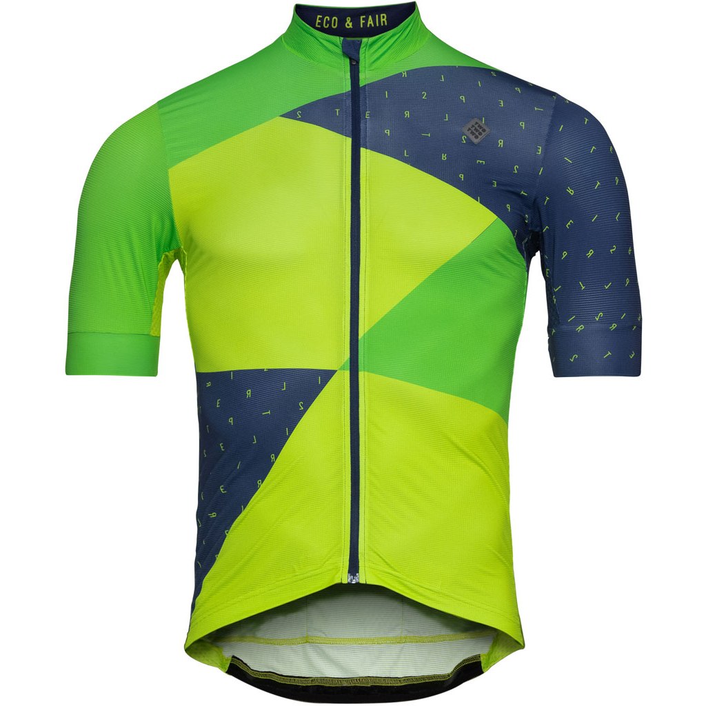 Image of triple2 Velozip Nul Recycled Polyester Jersey - Online Lime