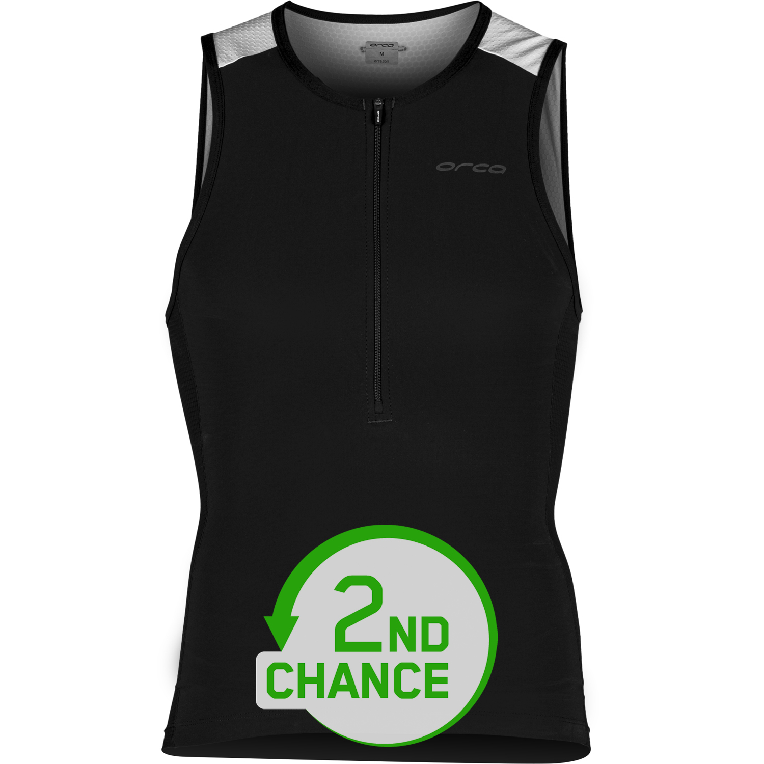 Picture of Orca Athlex Sleeveless Tri Top Men - white - 2nd Choice