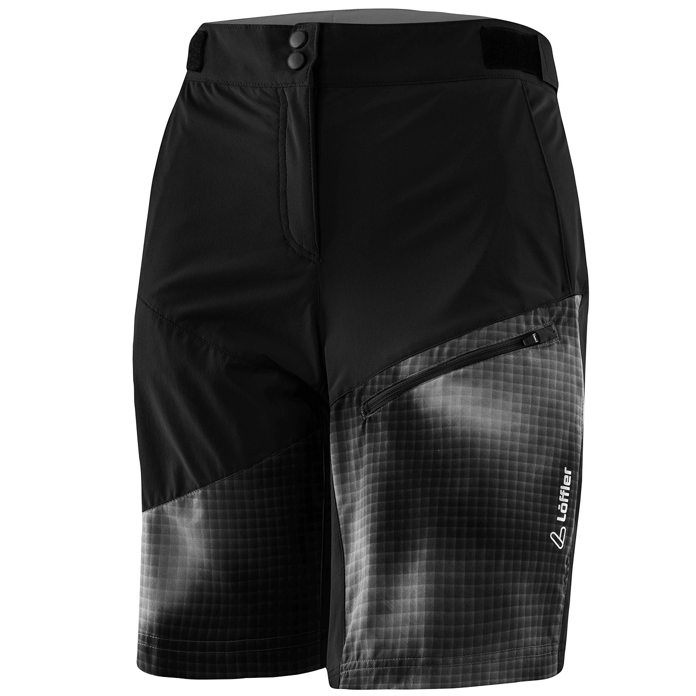 Löffler Pace-E ASSL MTB-Шорты женские - Размер EU 36 I S - черный