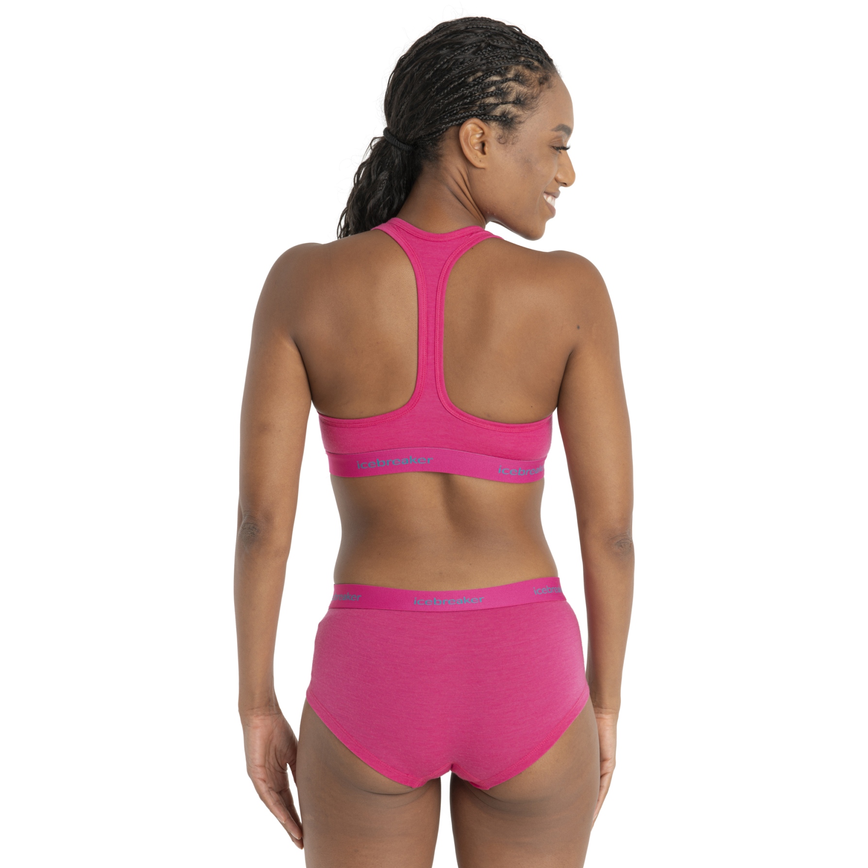 Icebreaker Merino Sprite Racerback BH Damen - Flux Green