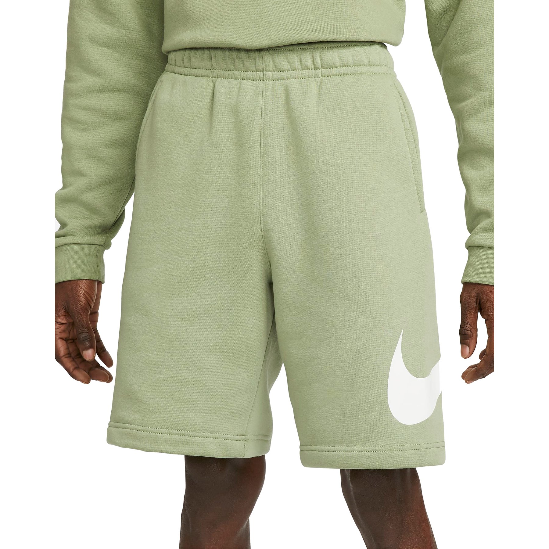 Produktbild von Nike Sportswear Club Graphic Shorts Herren - oil green/white/white BV2721-386