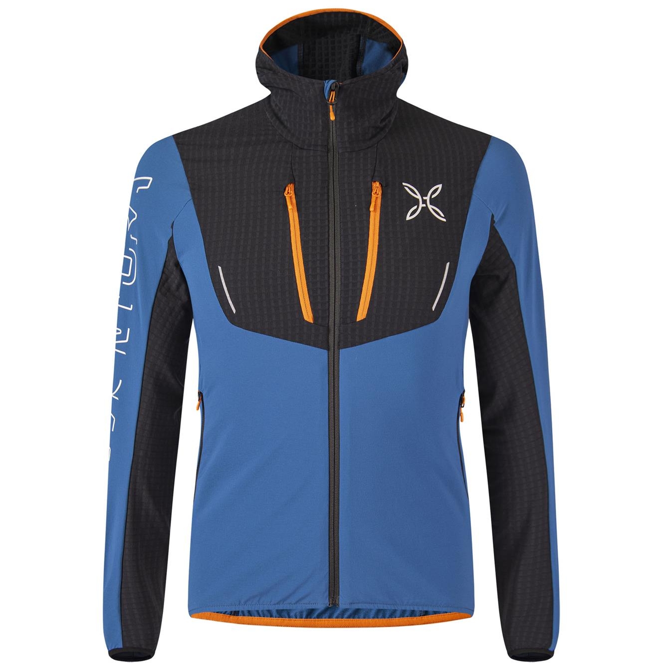 Productfoto van Montura Ski Style Jas met Capuchon - deep blue/mandarino 8766