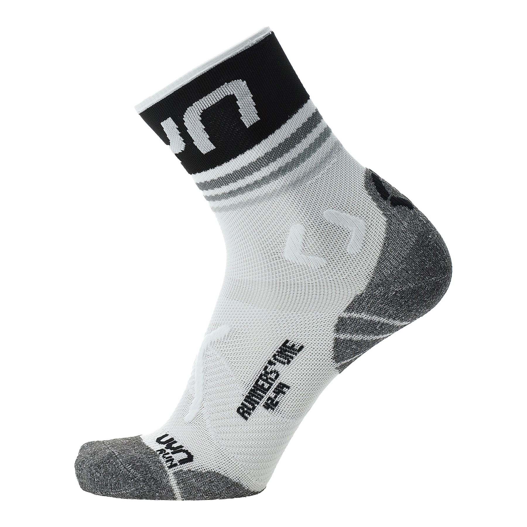 Produktbild von UYN Runner&#039;s One Short Cut Socken - Weiß/Schwarz