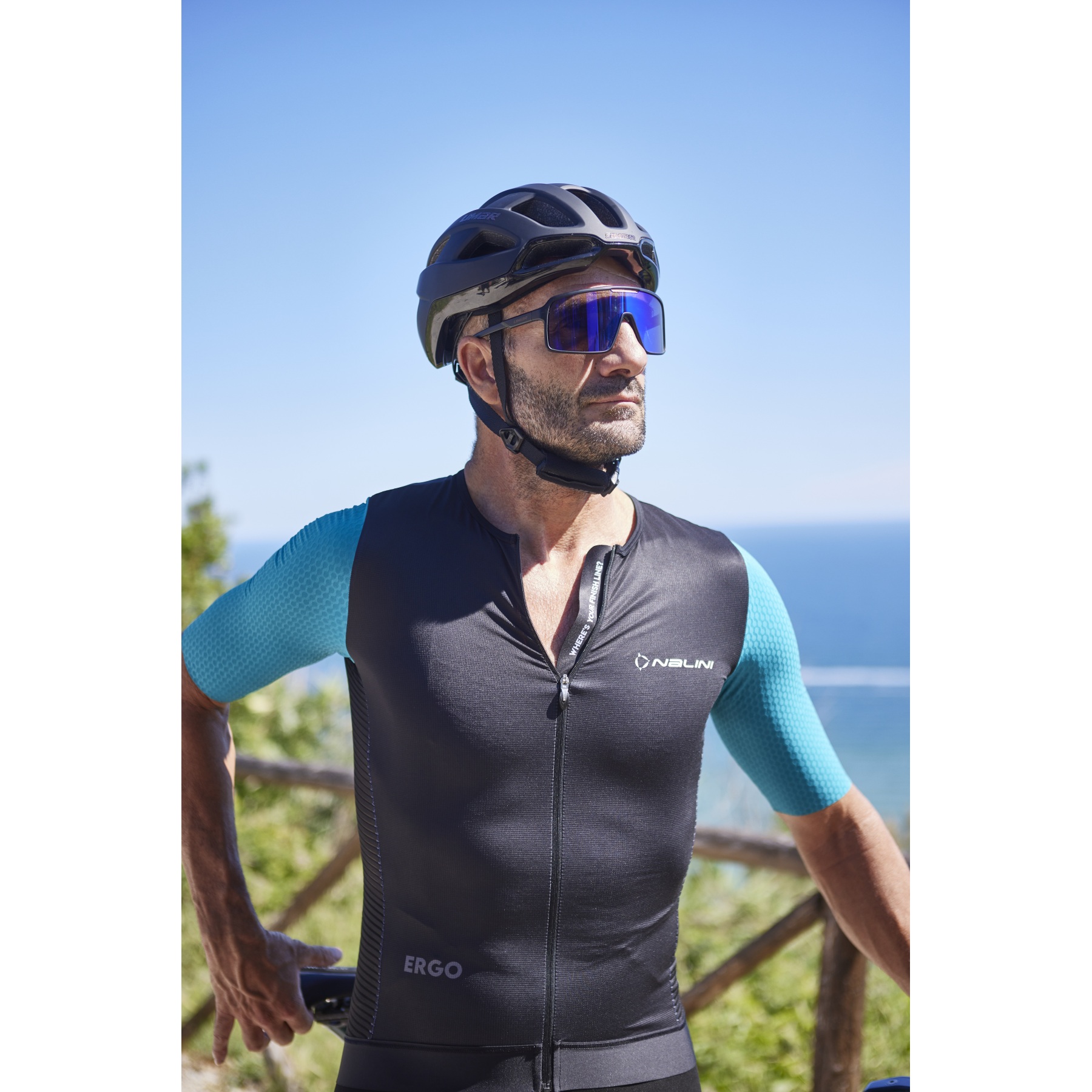 Nalini Cuissard à Bretelles Court Cycliste Homme - New Color - noir/rouge  4100