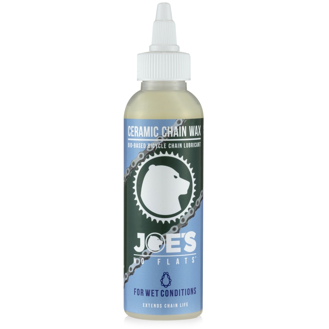 Productfoto van Joe&#039;s No Flats Ceramic Chain Wax Wet Kettingwas - 125ml