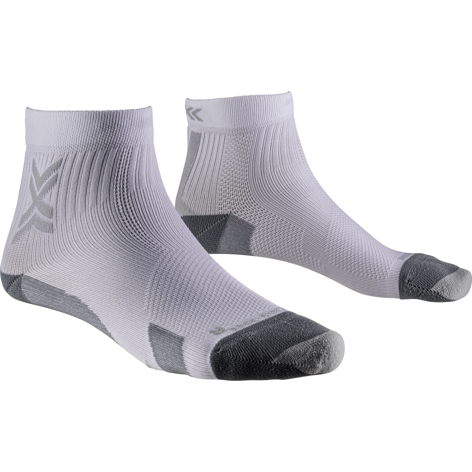 Bild von X-Socks Run Discover Ankle Laufsocken Herren - arctic white/pearl grey