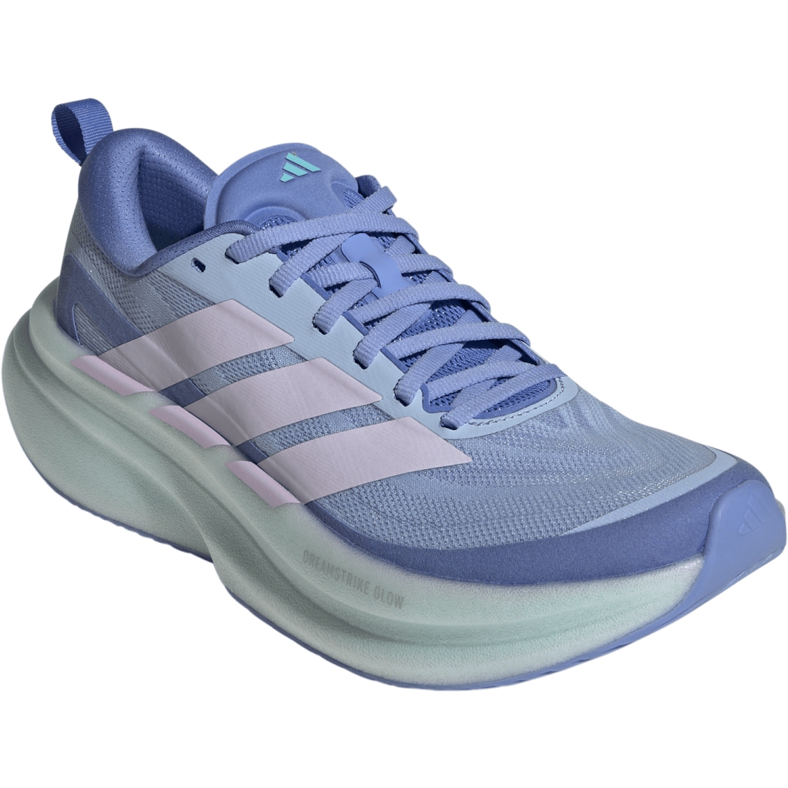 женские кроссовки adidas Supernova Glide - glow blue/ледяная лаванда/синий предохранитель KJ8671