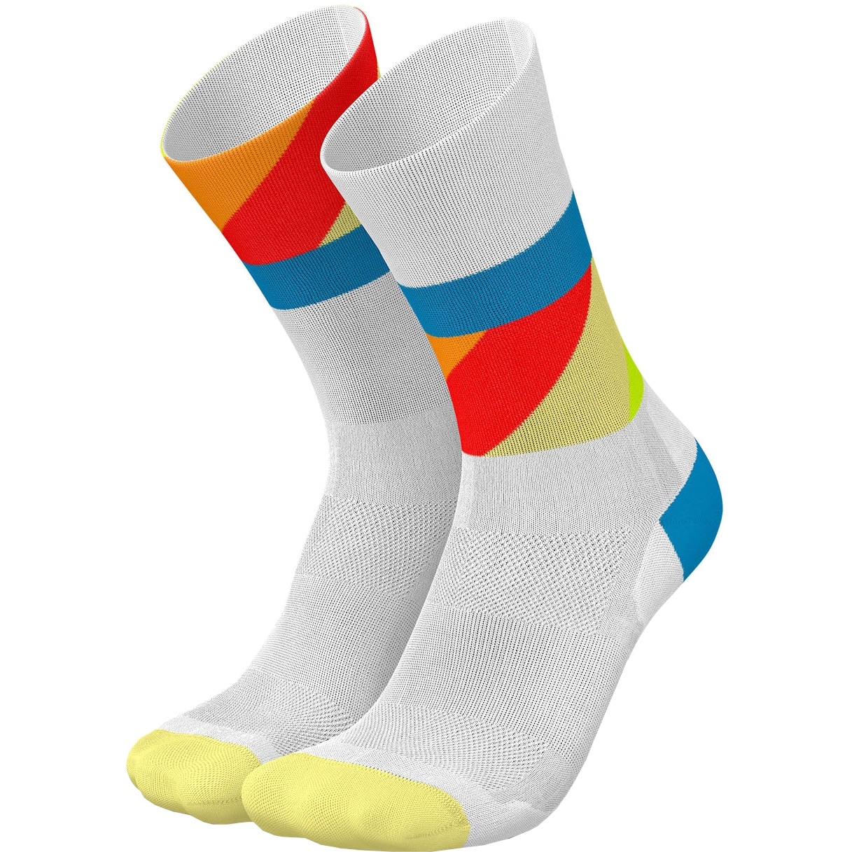 Photo produit de INCYLENCE Chaussettes - Ultralight Strides - Blanc Bleu Inferno