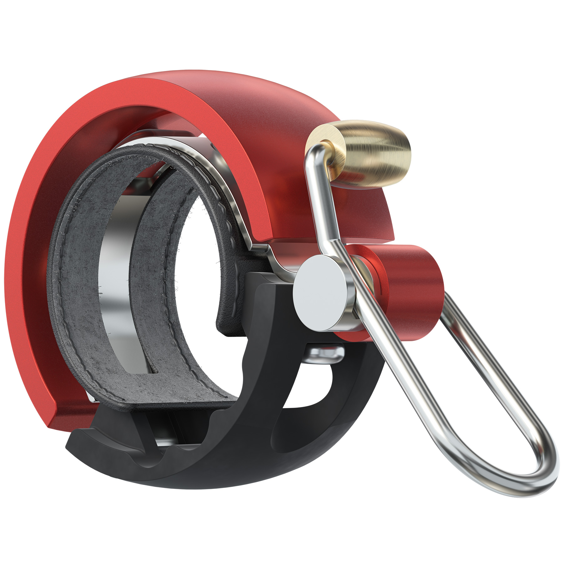 Picture of Knog Oi Luxe Bell - black/red