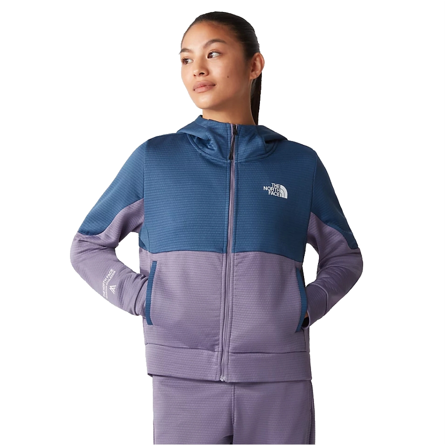 Image of The North Face Mountain Athletics Fleece Jacket Women - Lunar Slate/Shady Blue