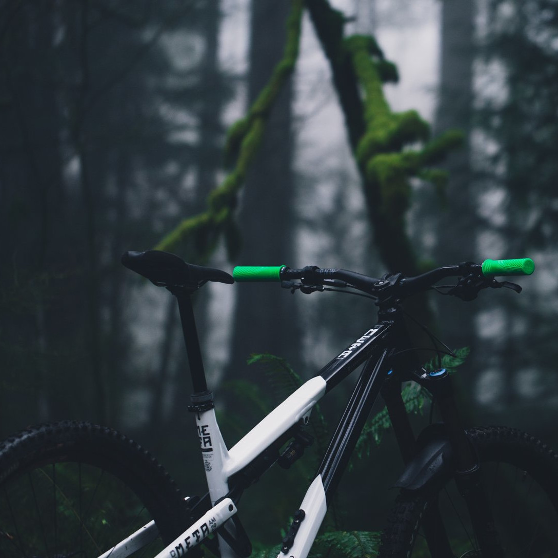 Bicycle Handlebar Dark Green Mtb Grips MTB Grips PNW Components