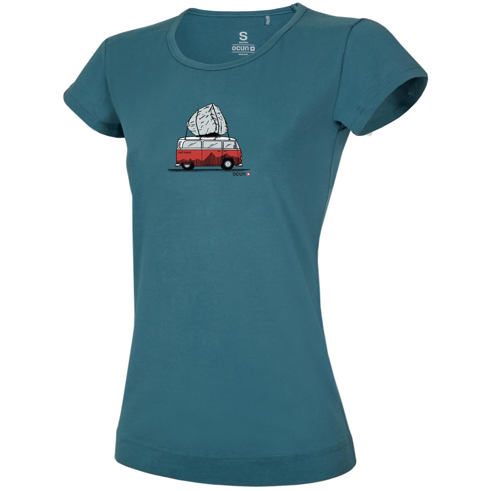 Immagine prodotto da Ocún Maglietta Donna - Classic T - Bus-Stone - Blue Hydro