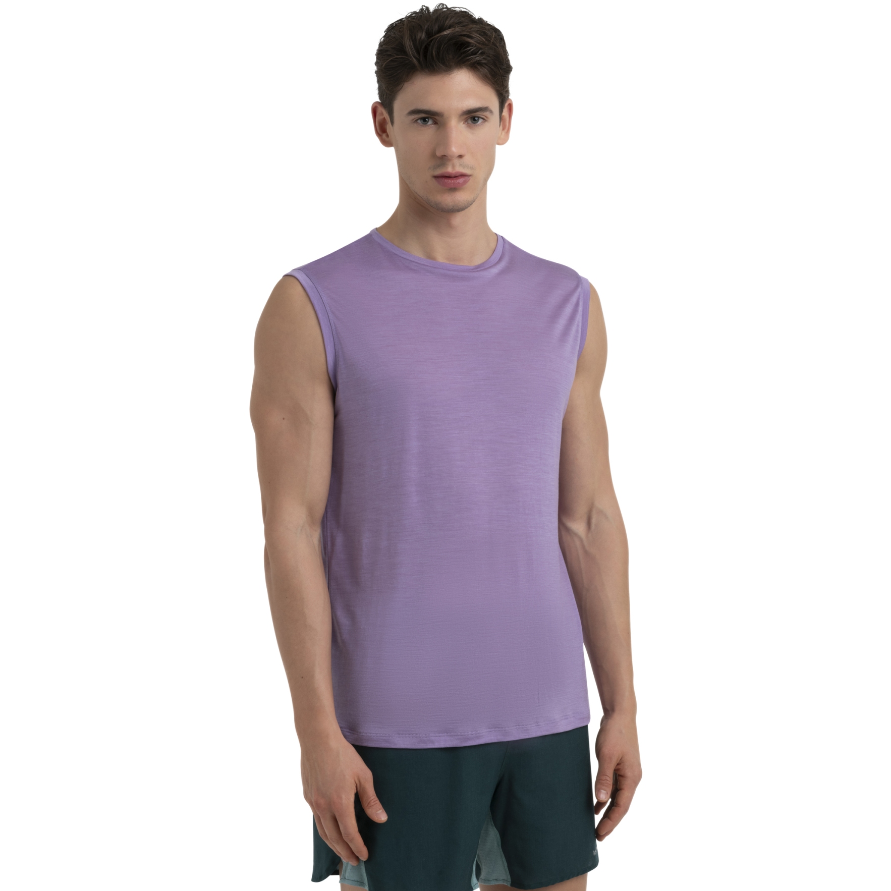 Photo produit de Icebreaker Débardeur Homme - Merino 125 Cool-Lite™ Sphere III - Purple Gaze