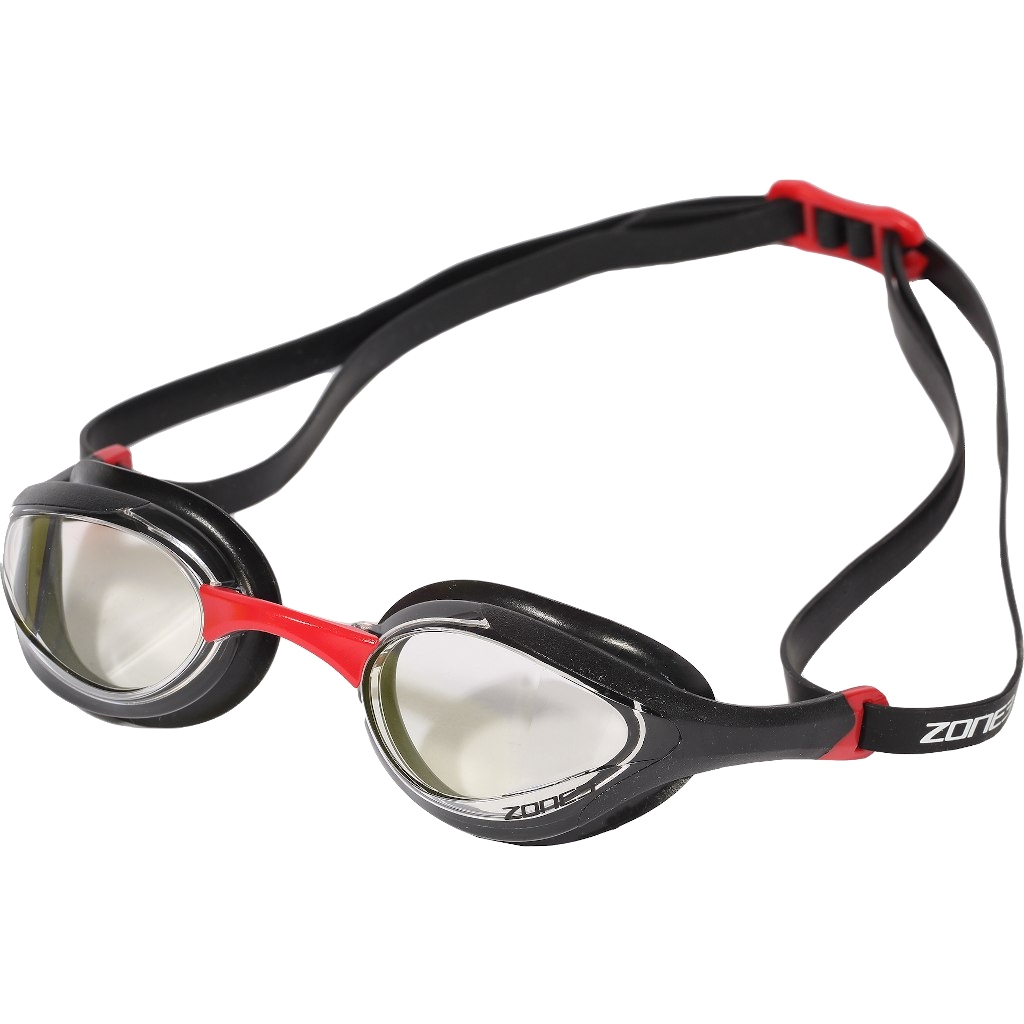 Picture of Zone3 Volare Streamline Racing Goggles - Clear - black/red