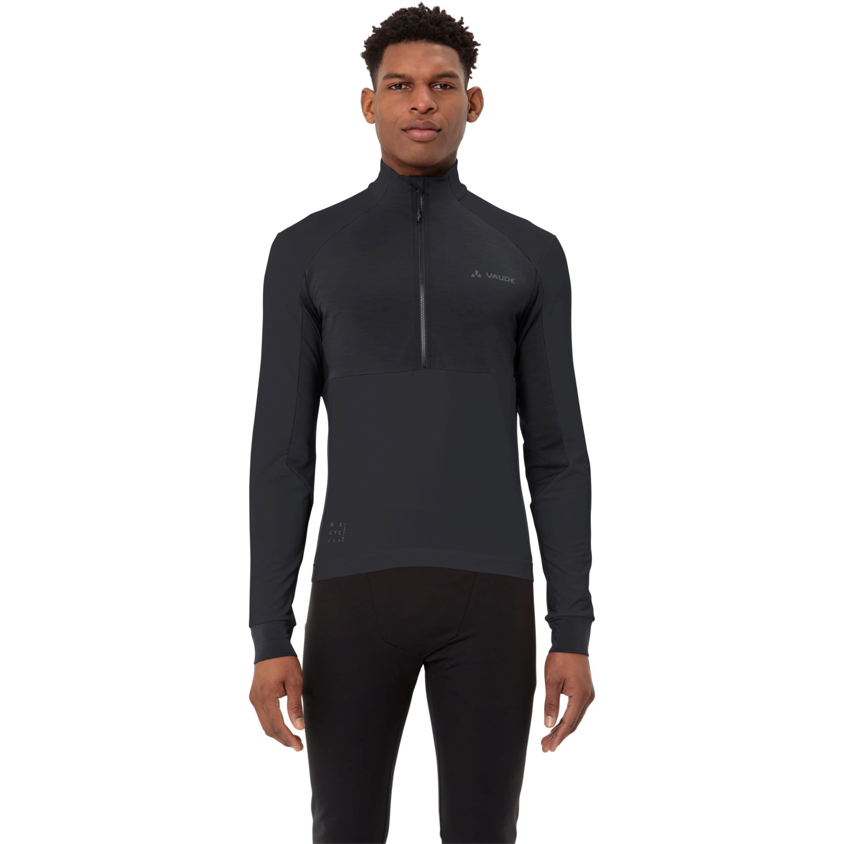 Produktbild von Vaude Kuro Halfzip Langarmtrikot Herren - schwarz