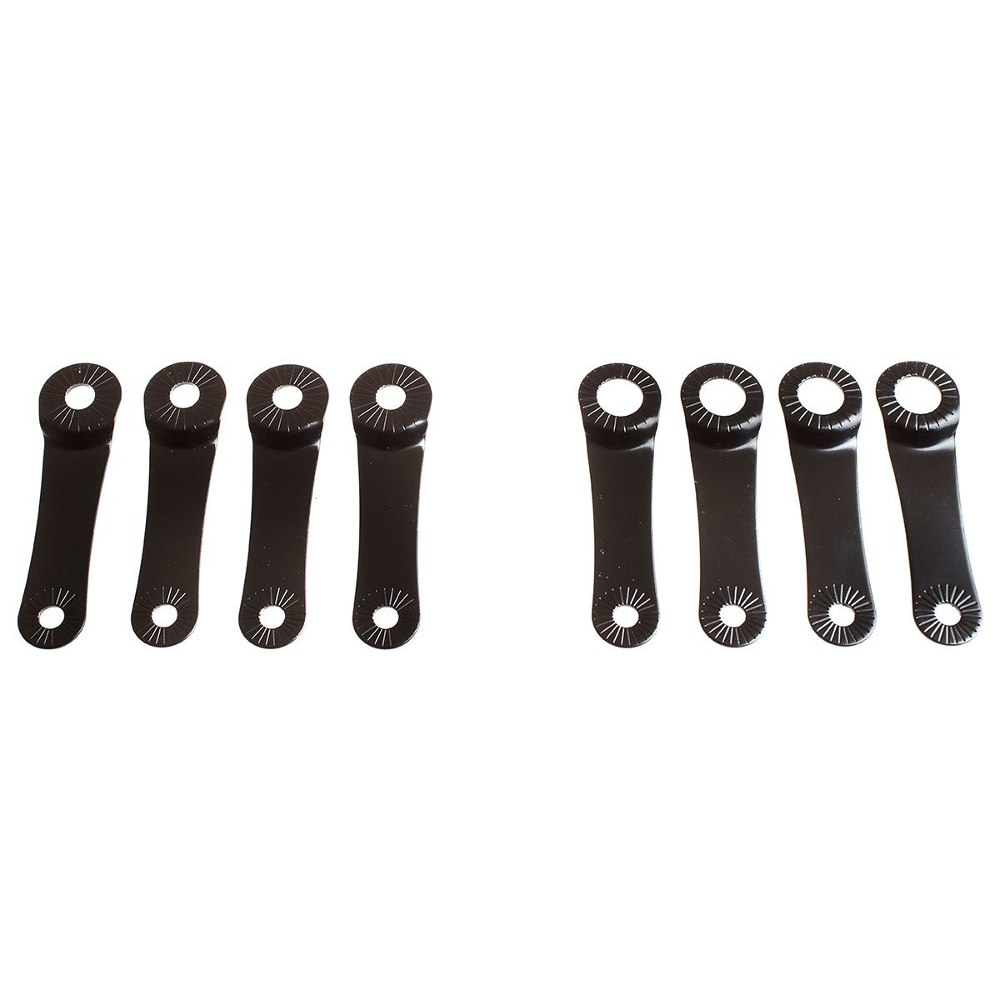 Viti Parafanghi Moto Rondelle Di Finitura Motoforti - 6 Pezzi M6, Lega Alluminio Nero, Per Moto E Auto Parafanghi Paraurti