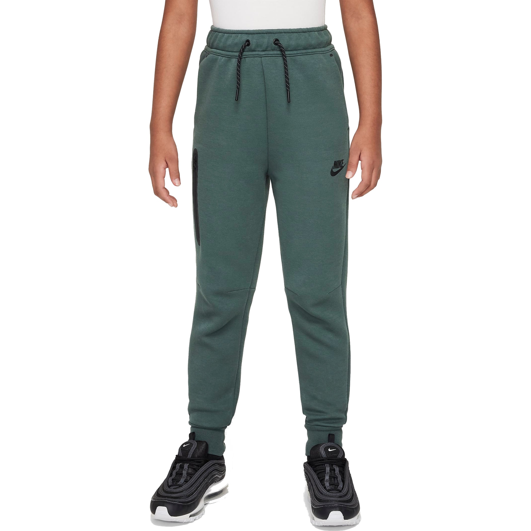 Nike tech fleece green pants new arrivals