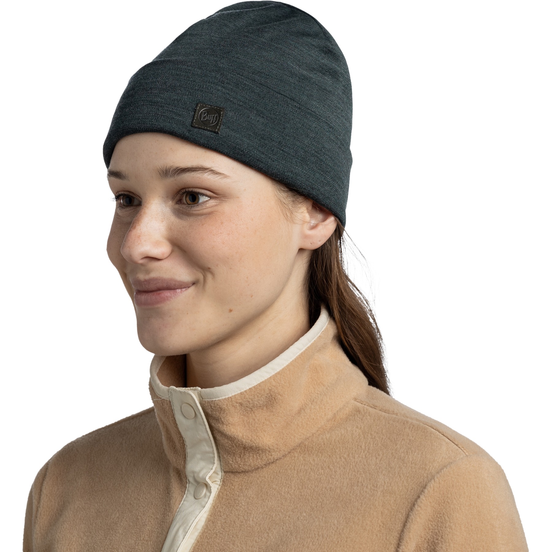 Buff® Berretto Merino Heavyweight Solid Forest BIKE24