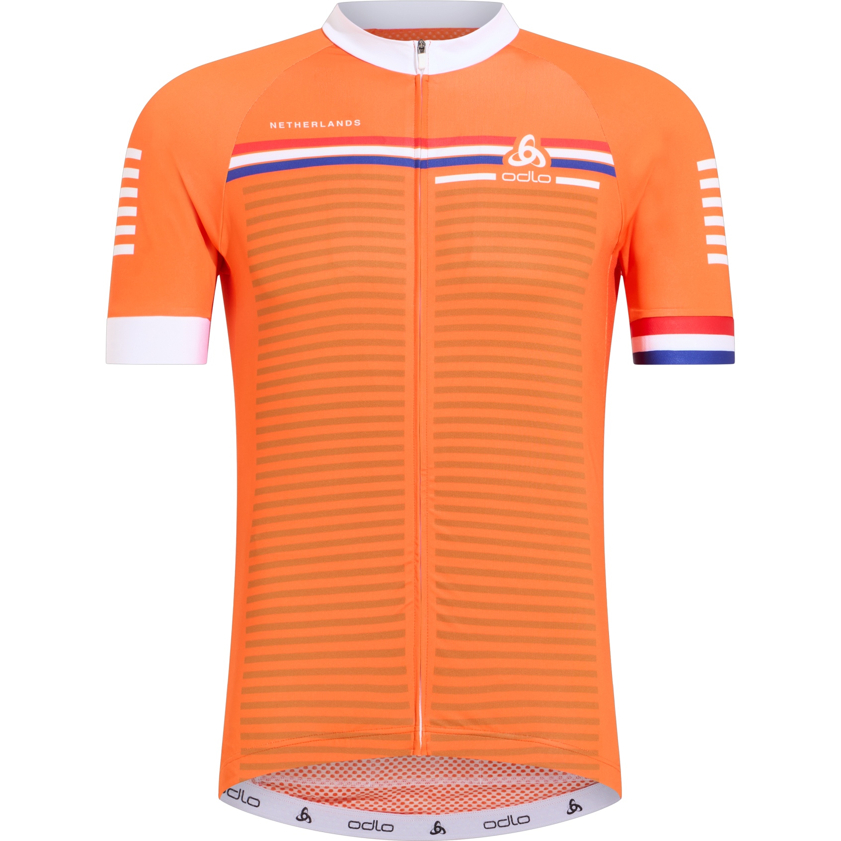 Produktbild von Odlo Performance Aero Fahrradtrikot Herren - Niederlande Orange 2024