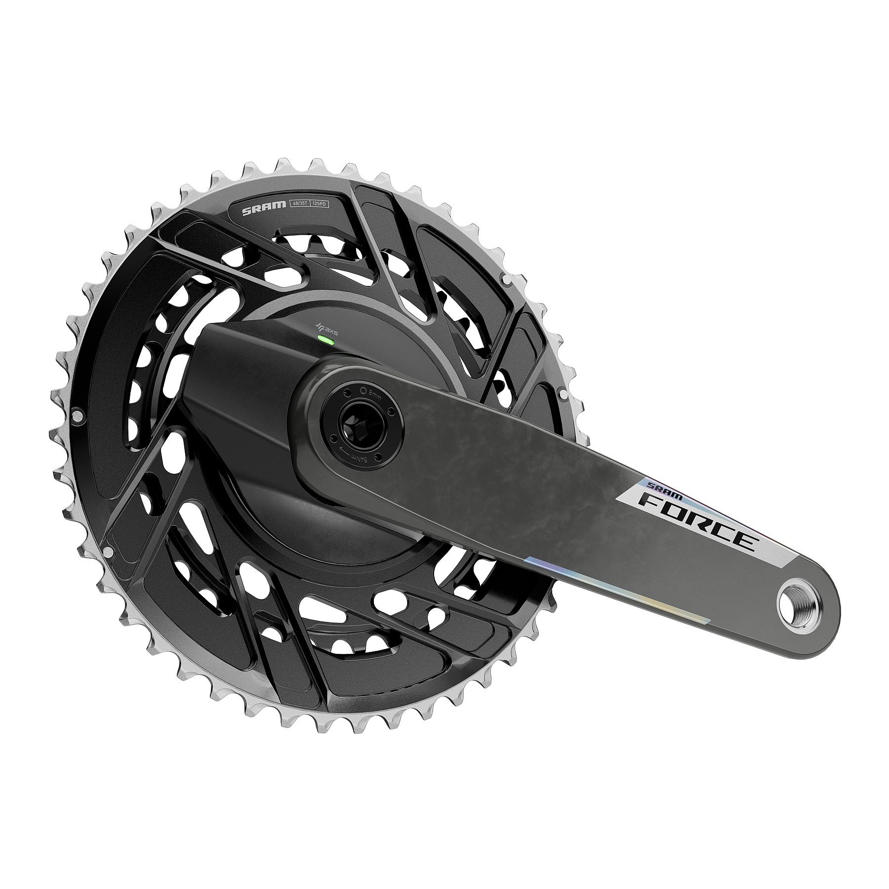 SRAM FORCE AXS Powermeter Kurbelgarnitur | DUB | 2x12-fach | E1