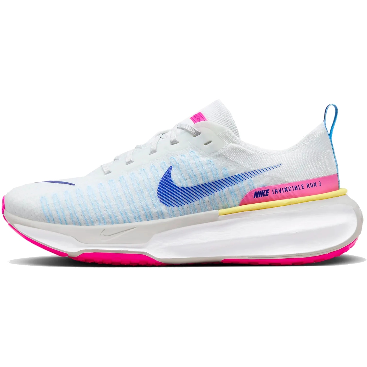 Photo produit de Nike Chaussures de Course Homme - Invincible 3 - white/photon dust/fierce pink/deep royal blue DR2615-105