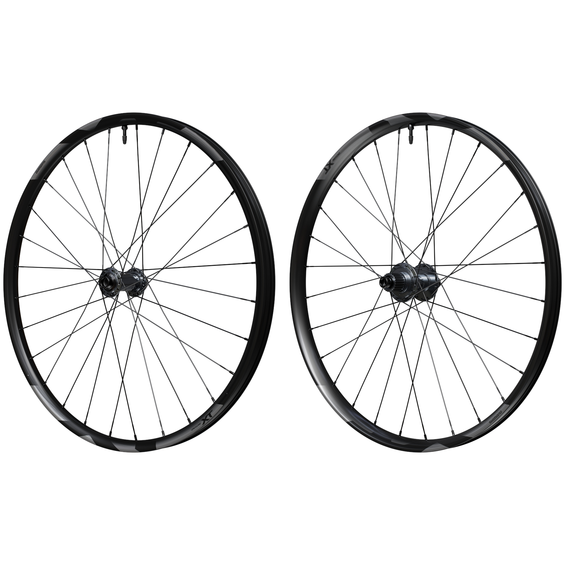 Photo produit de Shimano Paire de Roues - Deore XT WH-M8200-B - 27.5&quot; | Clincher | Centerlock - 15x110mm | 12x148mm (Boost) - Micro Spline