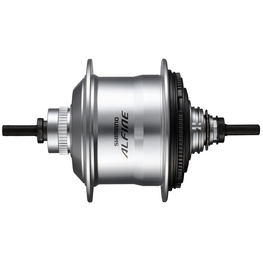 Image of Shimano Alfine SG-S7001-11 Internal Gear Hub - Centerlock - 10x135mm - 11-Speed - silver