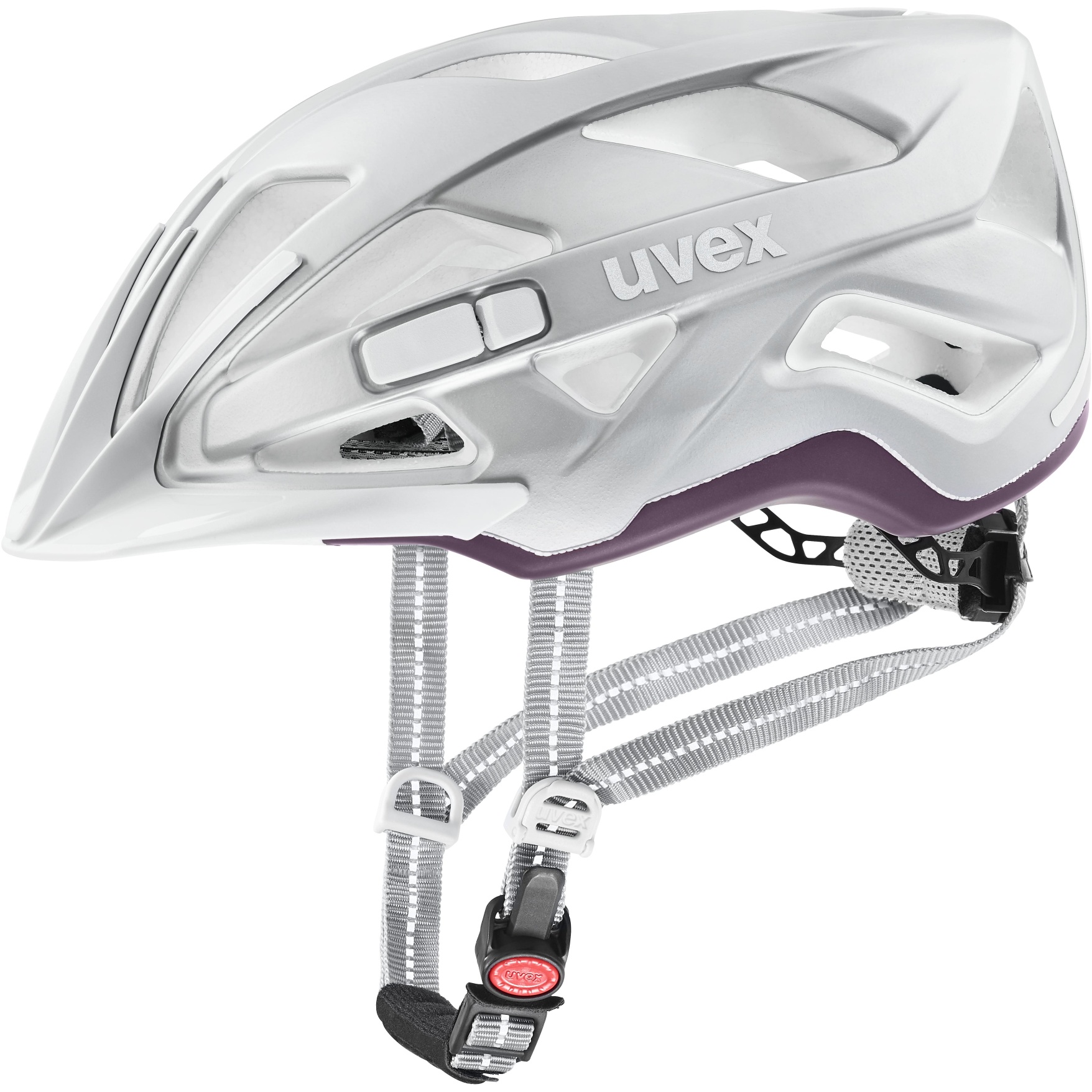 Picture of Uvex city active Helmet - silver plum mat