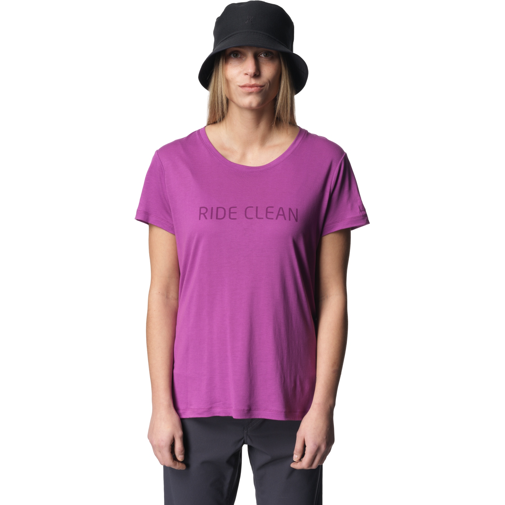 Picture of Houdini Tree Message Tee Women - Purple Up