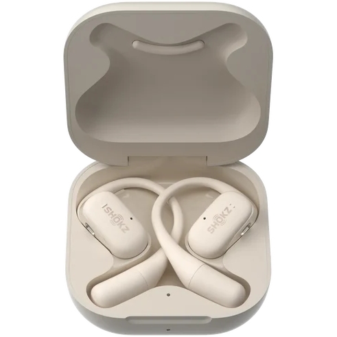 Shokz OpenFit Headphones - Beige | BIKE24