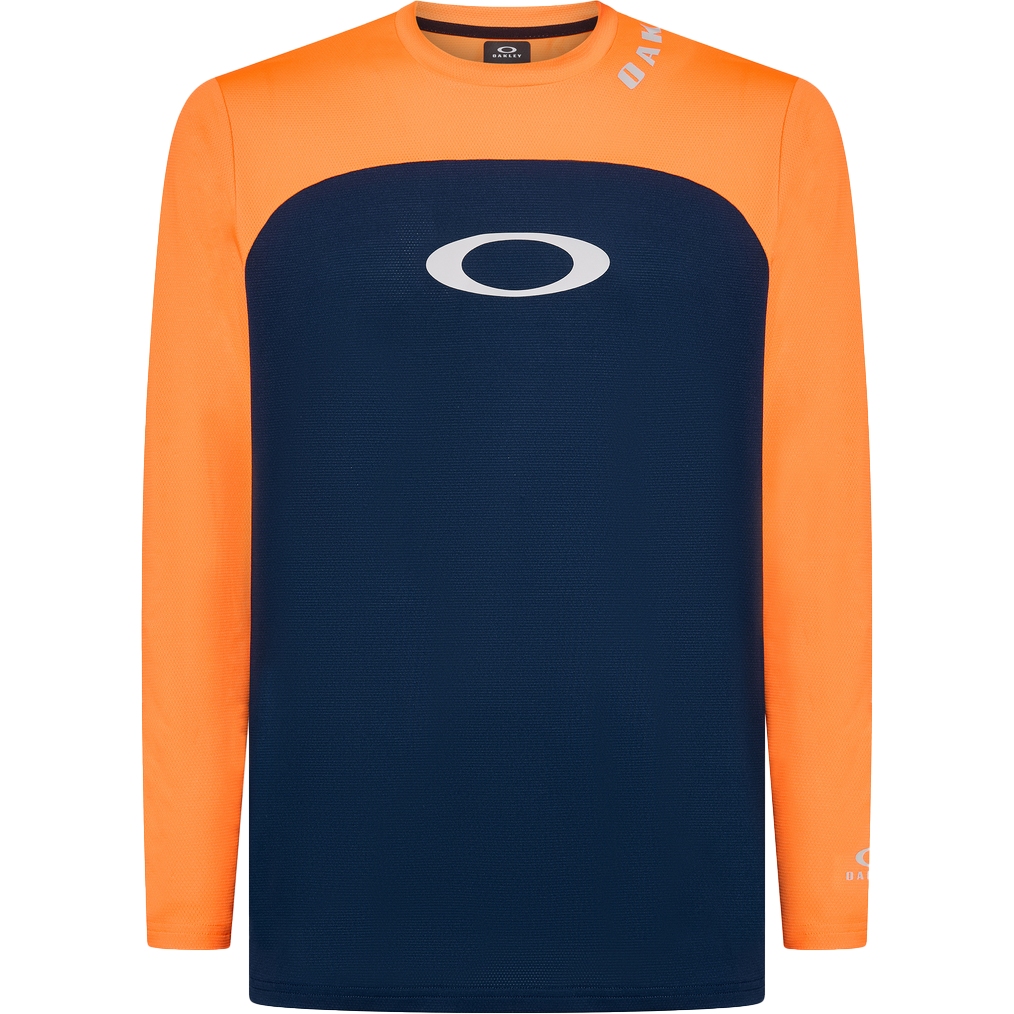 Produktbild von Oakley Free Ride RC Langarmtrikot Herren - Orange/Blau