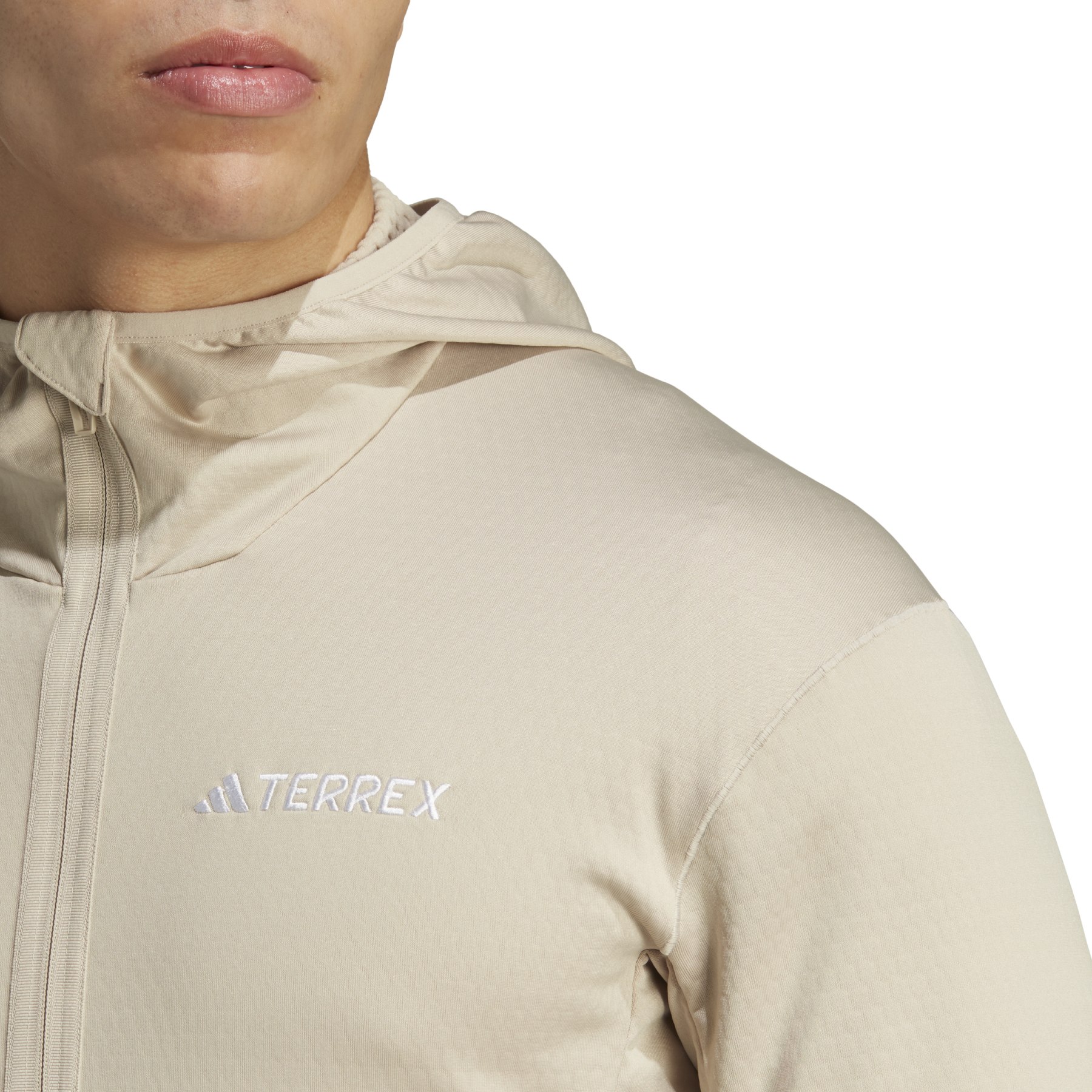 Xperior Jacket Hooded Fleece wonder TERREX - beige Men Light IB1827 adidas